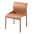 Italialainen minimalistinen satulan nahka yksi tuolit